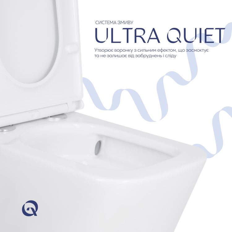 Унітаз-компакт Qtap Tern з сидінням Soft-close QT17222093ARW - 5