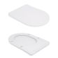 Унитаз-компакт Qtap Robin Ultra Quiet безободочный с сиденьем Soft-close QT13226089AW - 8