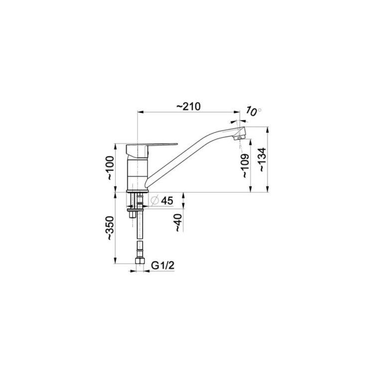 Смеситель для кухни Armatura SOFIT 5113-914-00 - 2
