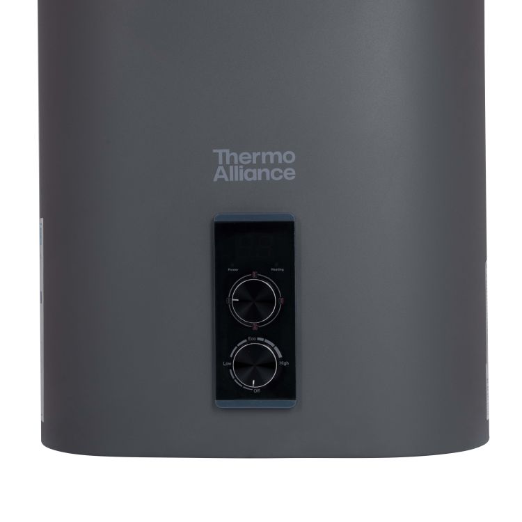 Водонагрівач електричний Thermo Alliance 80 л, Grey, плоский вертикальний, сухий ТЕН 2 кВт (0,8+1,2) DT80V20GPDD2G - 5
