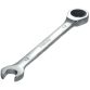 Ключ рожково-накидной трещоточный 12мм CrV satine Sigma (6022121) - 6