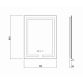 Зеркало Qtap Mideya с антизапотеванием 500х800 QT2078F936W - 2