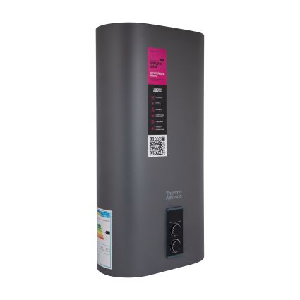 Водонагрівач електричний Thermo Alliance 50 л Grey, плоский вертикальний, мокрий ТЕН 2 кВт (0,8+1,2) DT50V20G(PD)/2G - 3