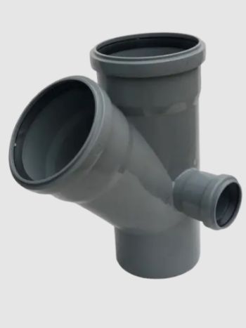 Хрестовина каналізаційна 110x110x45°x50 Європласт (права) - 1