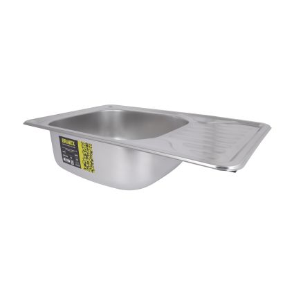 Кухонна мийка Brinex 6642 0,8 мм Satin (BRIN6642SAT08) - 4