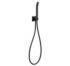 SMART CLICK душовий гарнітур (стік квадрат латунь 1 режим, шланг 150 см, стінове підключення), чорний
