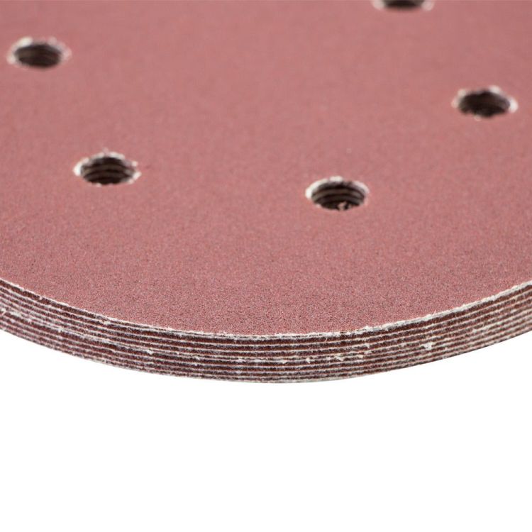 Шлифовальный круг 6 отверстий Ø150мм P150 (10шт) Sigma (9122281) - 4