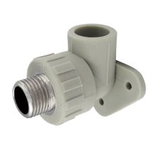 Угол монтажный PP-R SANTAN 20х1/2&amp;quot; с наружной резьбой