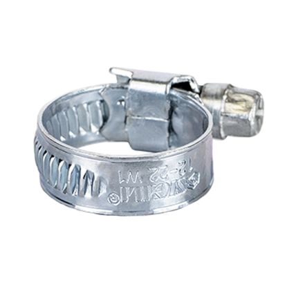 Хомут червячный оцинкованный 9мм D12-22мм 25шт Sigma (2511031) - 2