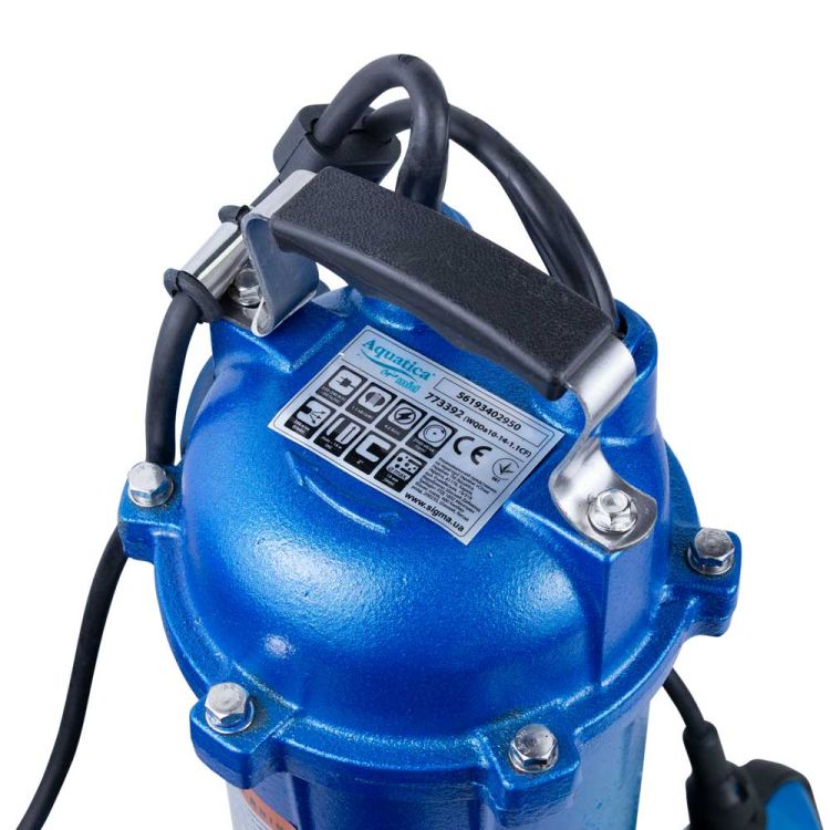 Канализационный Насос 1.1 кВт Hmax 14 м Qmax 340л/мин с ножом Aquatica mid (773392) - 3