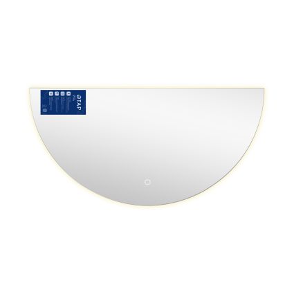 Дзеркало Qtap Taurus HR800 з LED-підсвічуванням Touch, з антизапотіванням, з димером, рег. темп. кольору (3000-6500K) QTTAUHR800 - 5