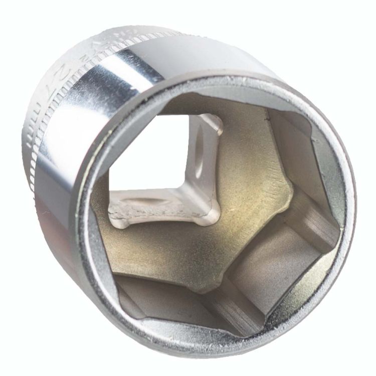 Насадка шестигранна коротка 1/2&amp;quot; 27мм CrV ULTRA (6070272) - 5