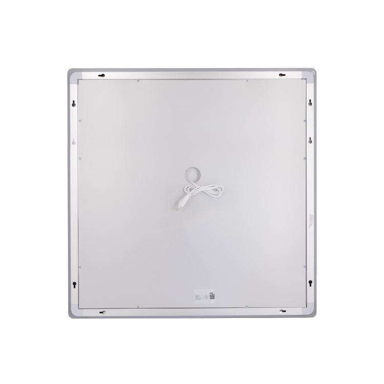 Дзеркало Lidz Kubis (KU2) 700х700 з LED-підсвічуванням Touch, з антизапотіванням, з димером, рег. яскравості LDKU70070049288 - 6
