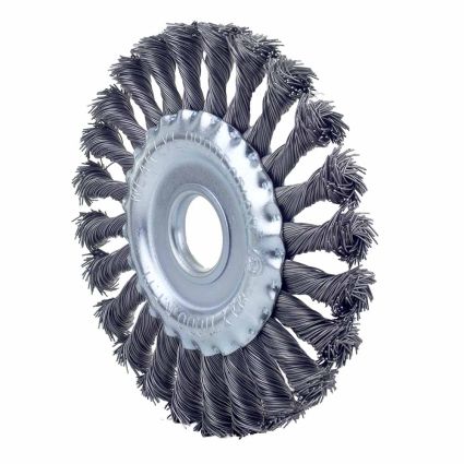 Щетка проволочная дискообразная Ø125мм Ø22.2мм (стальная витая) Sigma (9022121) - 4