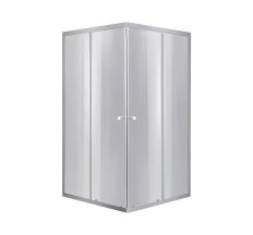 Душова кабіна Lidz Wawel SC90x90.SAT.LOW.DGR, скло темне тоноване 4 мм без піддона