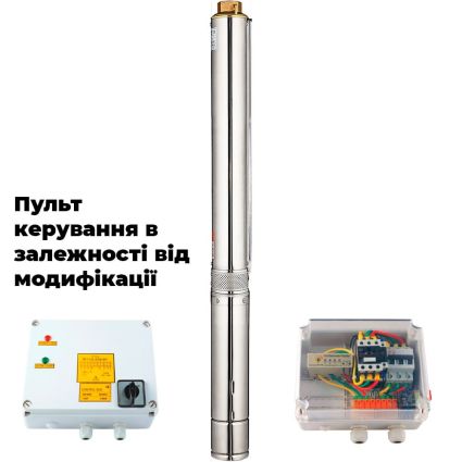 7771453 Насос ц/бежний 380В 3.0кВт Н 188(124)м Q140(100)л/мин Ø102мм - 1