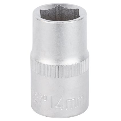 Насадка шестигранная короткая 1/2&amp;quot; 14мм CrV mid Sigma (6071141) - 1