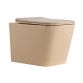 Унітаз підвісний Qtap Tern Ultra Quiet 520×345×325 мм, Beige, з сидінням Slim Duroplast / Soft-close / Quick Release QTTER26SB49001 - 1