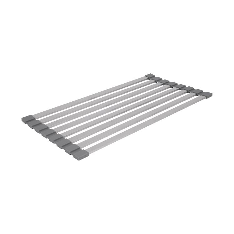 Сушарка на кухонну мийку Lidz Acsis LA11 Gray, плоска основа, для посуду 430х216 мм LDACSLA11GRA49765 - 1