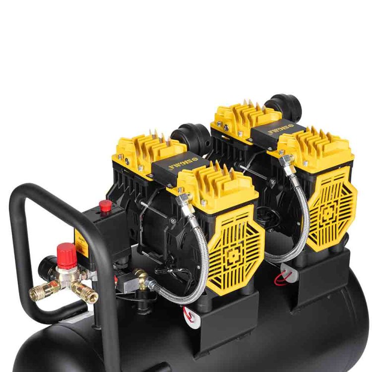 Компрессор четырехцилиндровый безмасляный 2.2кВт 308л/мин 8бар 50л Sigma (7042551) - 7