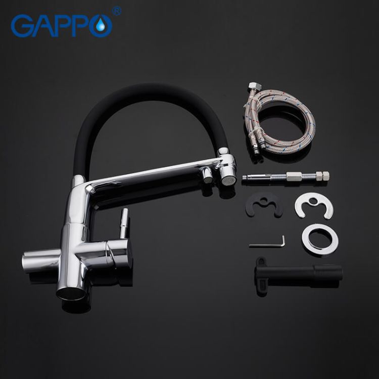 Змішувач для кухні під фільтр Gappo G4398-7 - 4