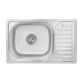 Кухонна мийка Brinex 6642 0,8 мм Satin (BRIN6642SAT08) - 1