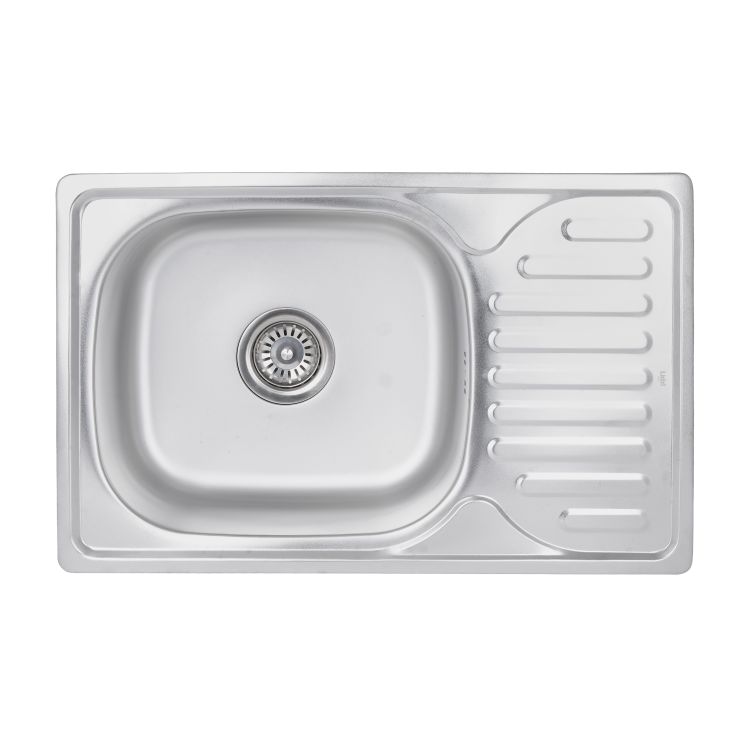 Кухонна мийка Brinex 6642 0,8 мм Satin (BRIN6642SAT08) - 1