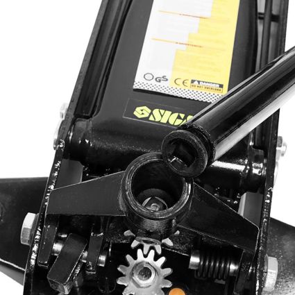 Домкрат гідравлічний підкатний посилений 2.25 т H 140-520мм Sigma (6104041) - 6