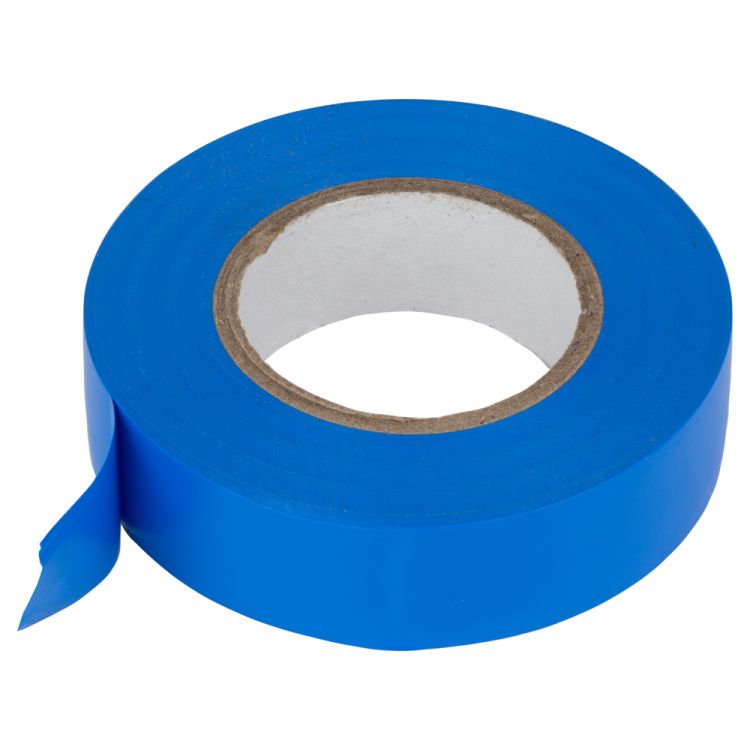 Изолента ПВХ (синяя) 0,13мм×19мм×20м Premium Sigma (8411411) - 2