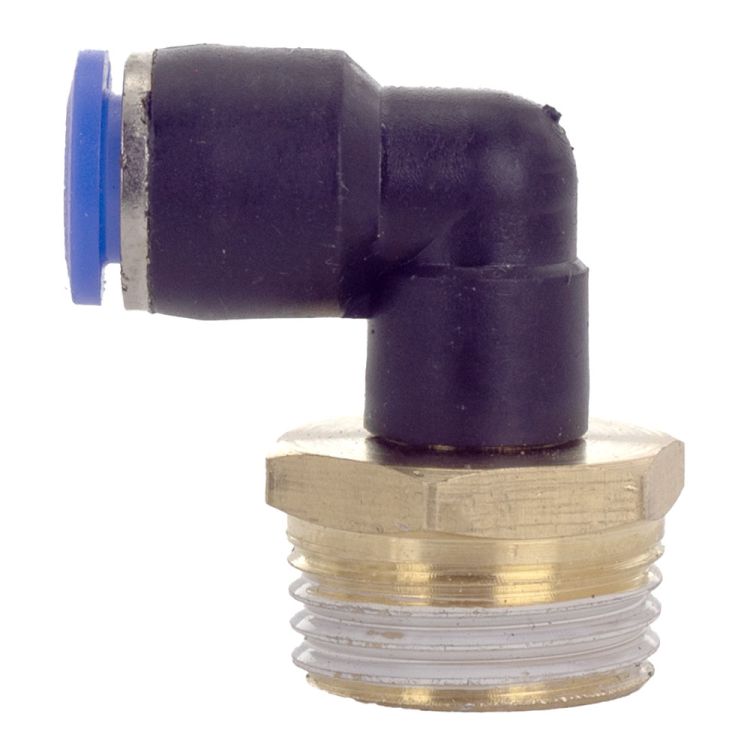 Штуцер цанговий (кутовий) Ø8*8*8мм МТ 1/2&amp;quot; Sigma (7027151) - 1