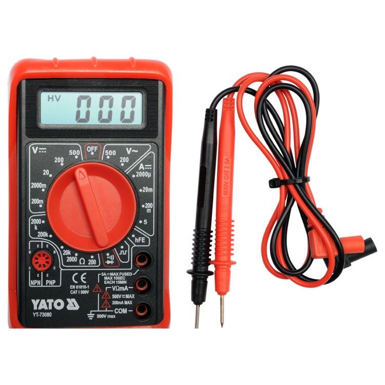 Мультиметр цифровий Yato YT-73080 - 1