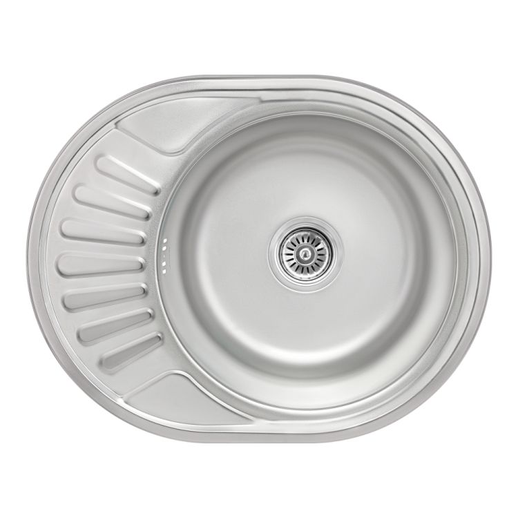 Кухонна мийка Brinex 5745 0,8 мм Micro Decor (BRIN5745MDEC0) - 1