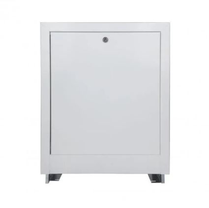 Шкаф коллекторный 770х600x120 (0,7 мм) внутренний №3 Белый глянец Thermo Alliance - 1