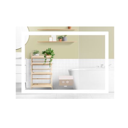 Дзеркало Lidz Kubis (KU1) 900х700 з LED-підсвічуванням Touch, з антизапотіванням, з димером, рег. яскравості LD78LF904907048451 - 1