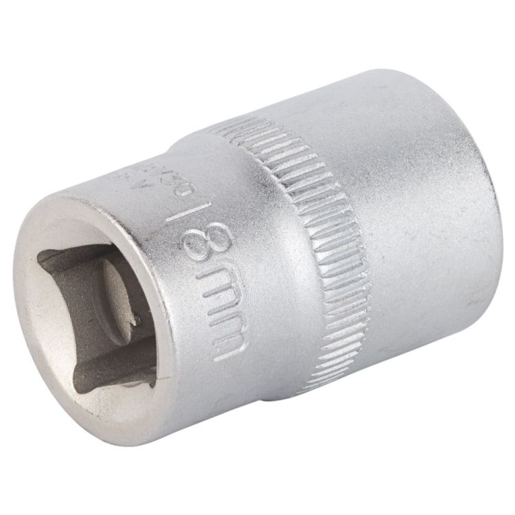 Насадка шестигранна коротка 1/2&amp;quot; 18мм CrV mid Sigma (6071181) - 4
