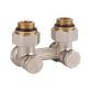 Кран для стальн. советов. угловой буксовый 3/4 х 1/2 (бинокль) Forte 252W15 - 1