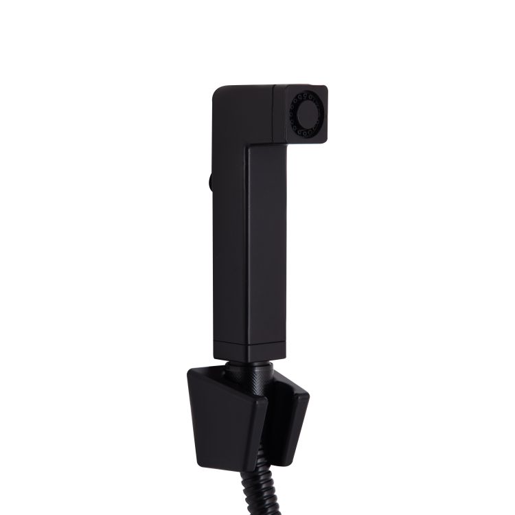 Змішувач для раковини Qtap Gemini (з гігієнічним душем) QTGEM272BLM45690 Black Matt - 4