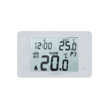Тижневий програмований термостат Thermo Alliance ТА-2701WiFi сенсорний з WiFi - 3