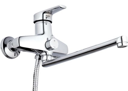 Z65-NVL-A182 ZEGOR Смеситель для ванны, длинный гусак - 1