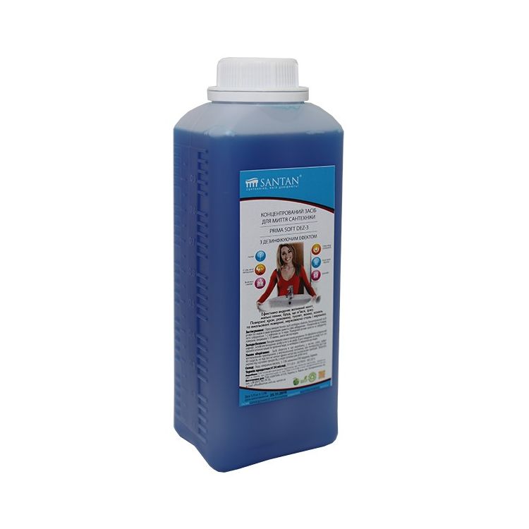 Концентрированное моющее средство для сантехники Santan PRIMA SOFT Dez-3 С (1,15 кг) - 1