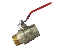 Кран кульовий HLV 1/2 new зовнішня/внутрішня ручка