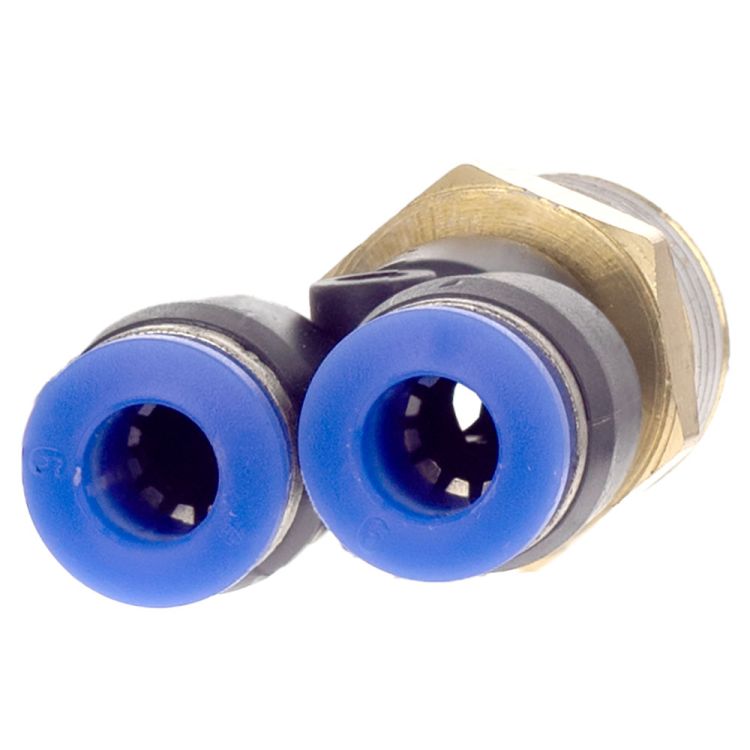 Штуцер цанговый (Y-образный) Ø6*6*6мм МТ 3/8&amp;quot; Sigma (7027781) - 6