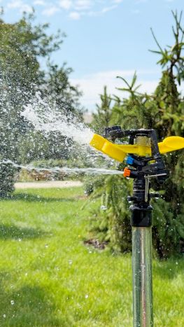 Дождеватель Presto-PS ороситель импульсный для огорода на 2 форсунки (5024) - 4