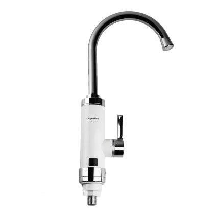 Кран-водонагрівач проточний HZ 3.0 кВт 0,4-5бар для кухні гусак вухо на гайці (C) AQUATICA (HZ-6B143C) - 4