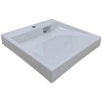 Умивальник на пральну машину DEYMOS 600 гл. чаша 600x600x90 Artel plast (між кріпл 41,5 см) - 1