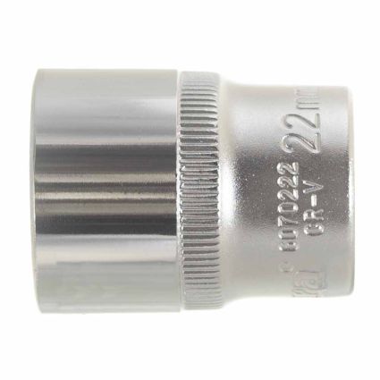 Насадка шестигранна коротка 1/2&amp;quot; 22мм CrV ULTRA (6070222) - 4