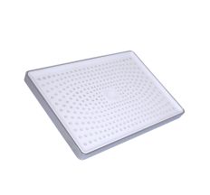 Стельова лійка Qtap (305x210x40) для душової системи Presto Chrome/White QTPRE30521040CRW50580
