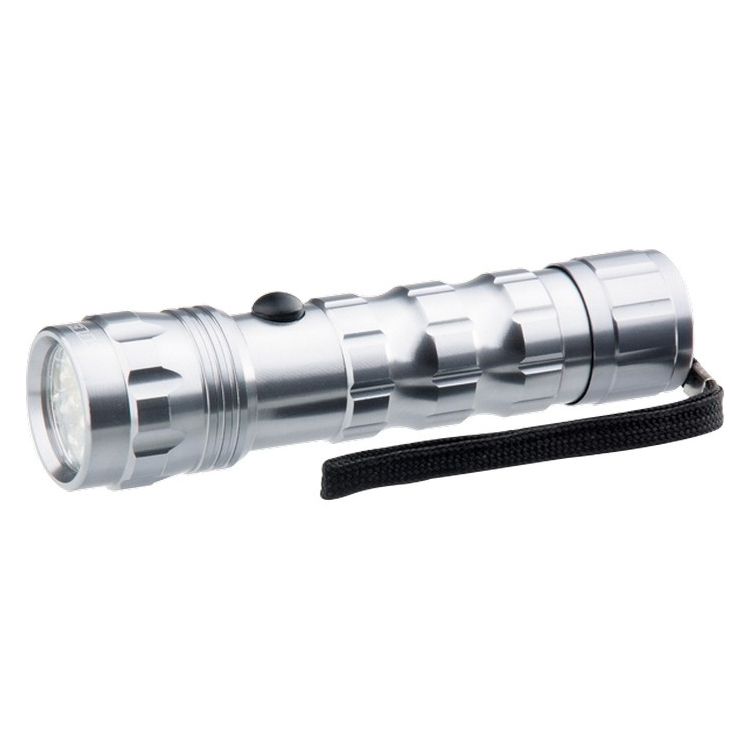 Фонарик светодиодный, алюминиевый корпус, влагозащищенный, 12 Led, 3хААА, Stern 90501 - 1
