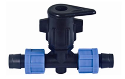 Стартер трійник з піджимом Presto-PS для крапельної стрічки (TT-0417) - 1