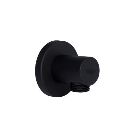 Подключение для шланга Spojeni округле QTCRBB030 Black Matt Qtap - 1